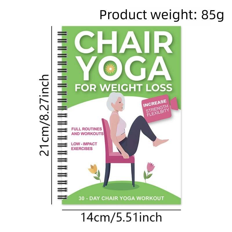 (Edition-A)Chair Yoga for Weight Loss Guide for Seniors - Portable & Easy-to-Follow Wellness Workout for Gentlely Fat Burning & Muscle Toning