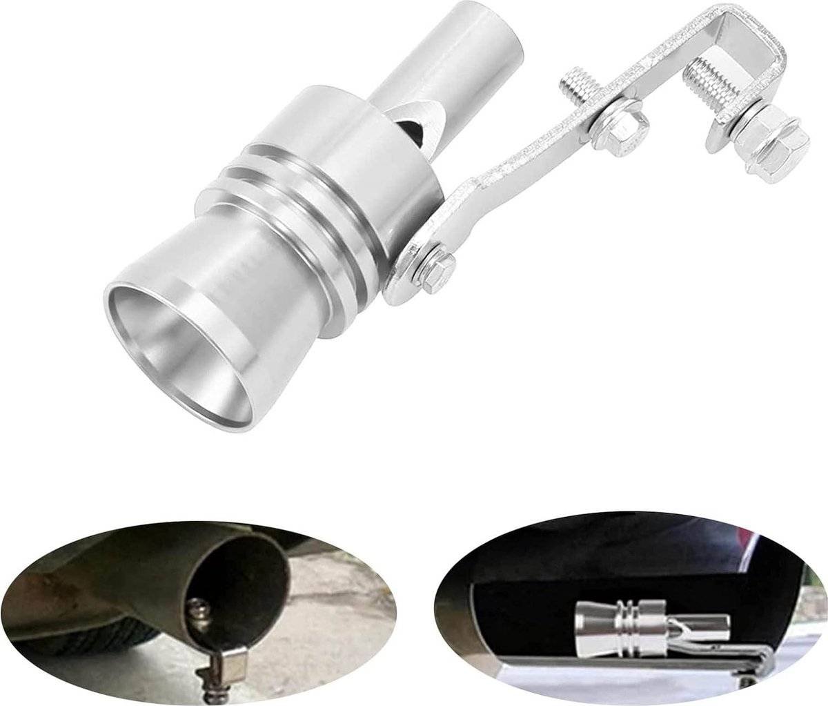 Turbo Whistle - Exhaust Whistle - Car Modification Turbo Whistle - Turbo Sound Simulator - Exhaust Sound Amplifier - Car Roar Maker - Car Tail Whistle - Universal - For Displacement 2.0-2.4L - Car Accessories