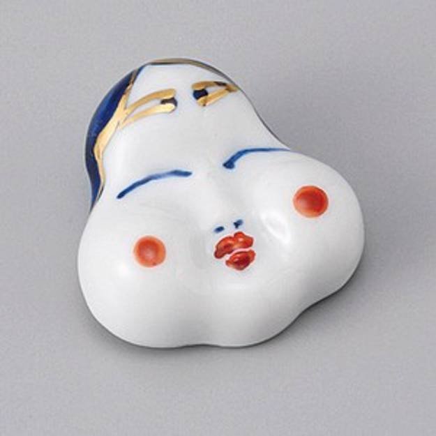 Chopstick Rest Okame Lady