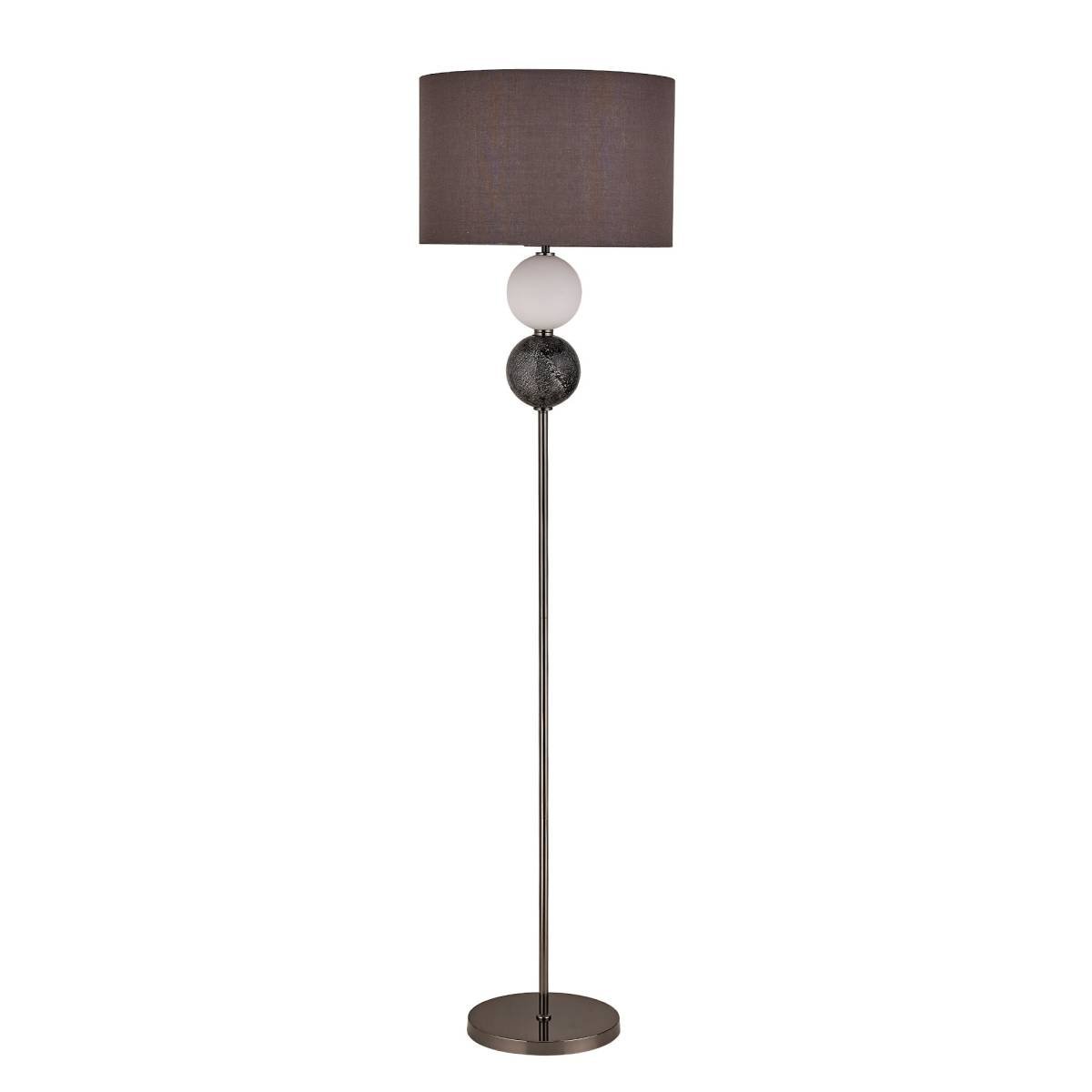 Murano Floor Lamp - Brass/Pewter