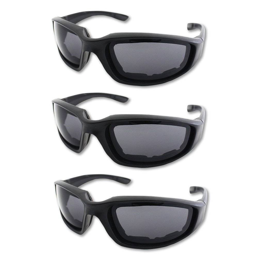 Compatible with Oral-B Cycling Glasses Windproof Desert Dustproof Sports Built-in Foam Goggles 3 Pcs