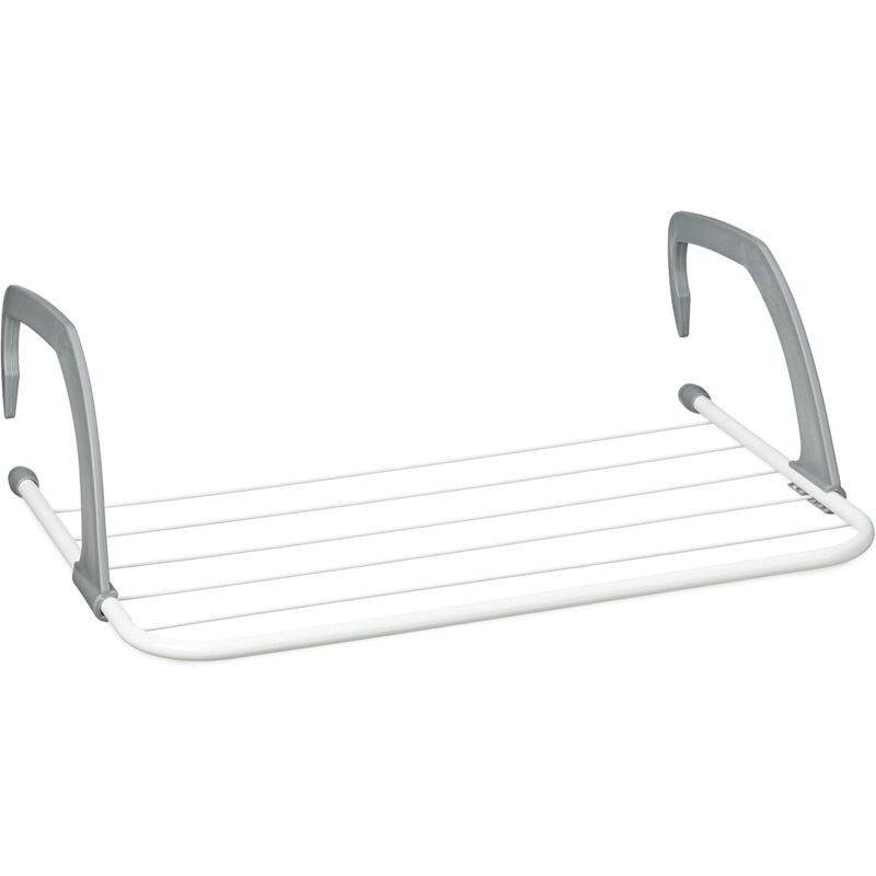 Clothes Dryer - Hanging Clothes Airer For Radiator And Balcony, Small Size, Large 3M Drying Capacity, White, 50Cm Length