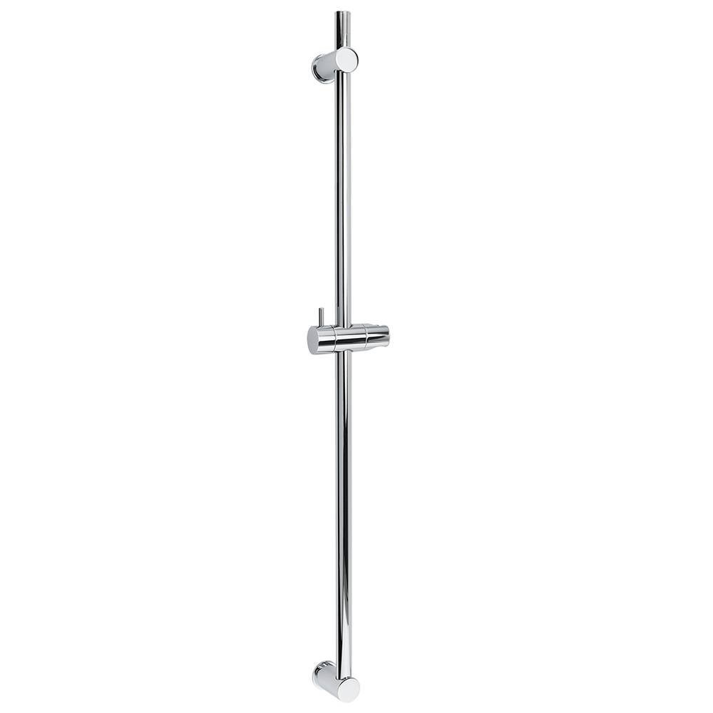 Strong Brass Chrome Round 850mm Long Sliding Rail Bar Holder For Handheld Shower