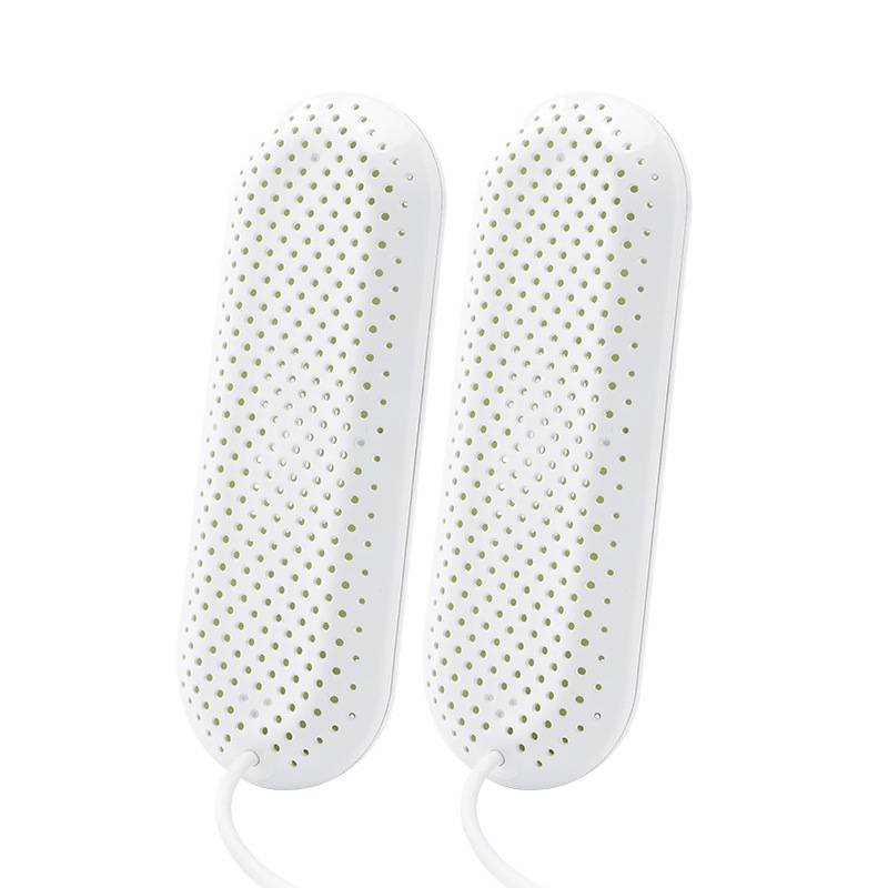 Shoe dryer - Fast drying and odor removing - White - Purple light - Timer - 1 pack