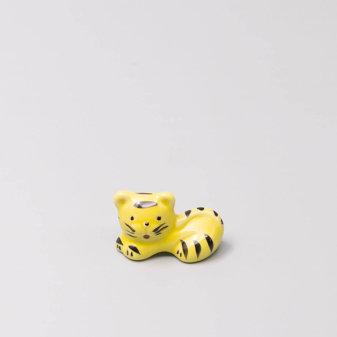 Chopstick Rest Yellow Tiger