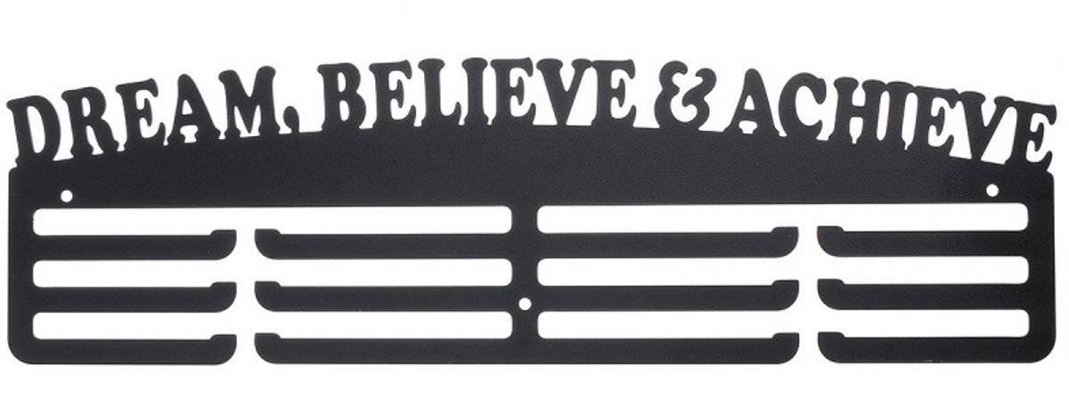 Medal hanger - Medal holder - Medal hanging - Medal holder - Hanging hooks - Medal rack - black - 36*11.5cm - metal - wall decoration