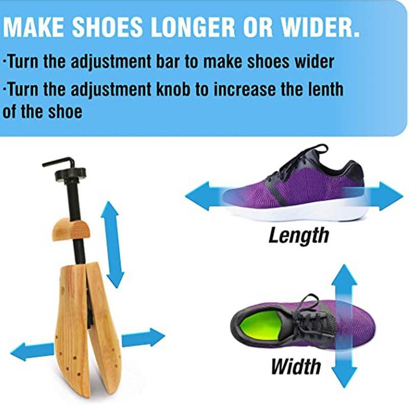 Wooden Shoe Stretcher 2 Pack for Yux 39-41 Compatible with Braun