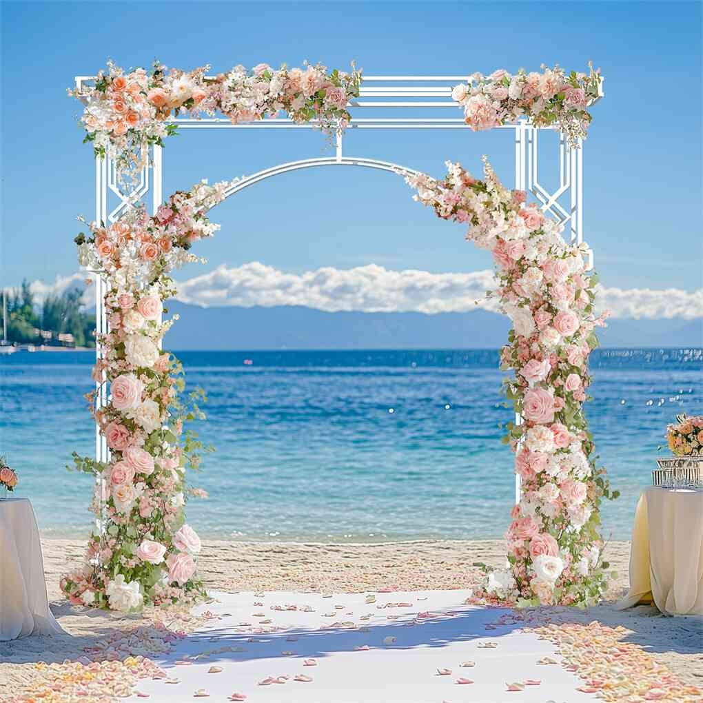 Fin 2.5M Oversized Metal Wedding Arch Stand Proposal Birthday Party Banquet Decor