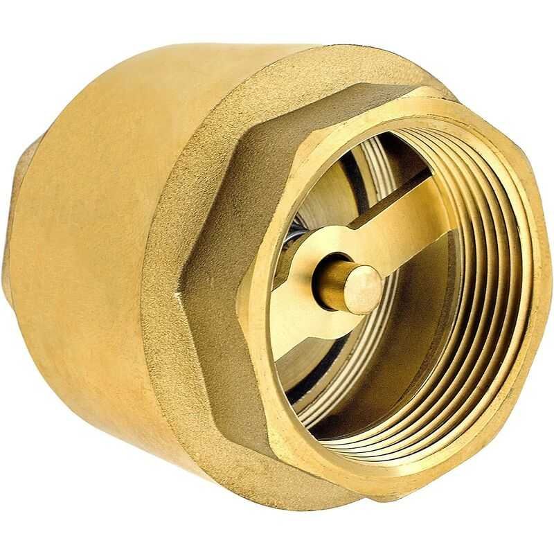 1/2 Inch Brass Check Valve High Quality Heavy Duty Rustproof Leakproof For Pump, Fountain, Washing Machine, Garden,