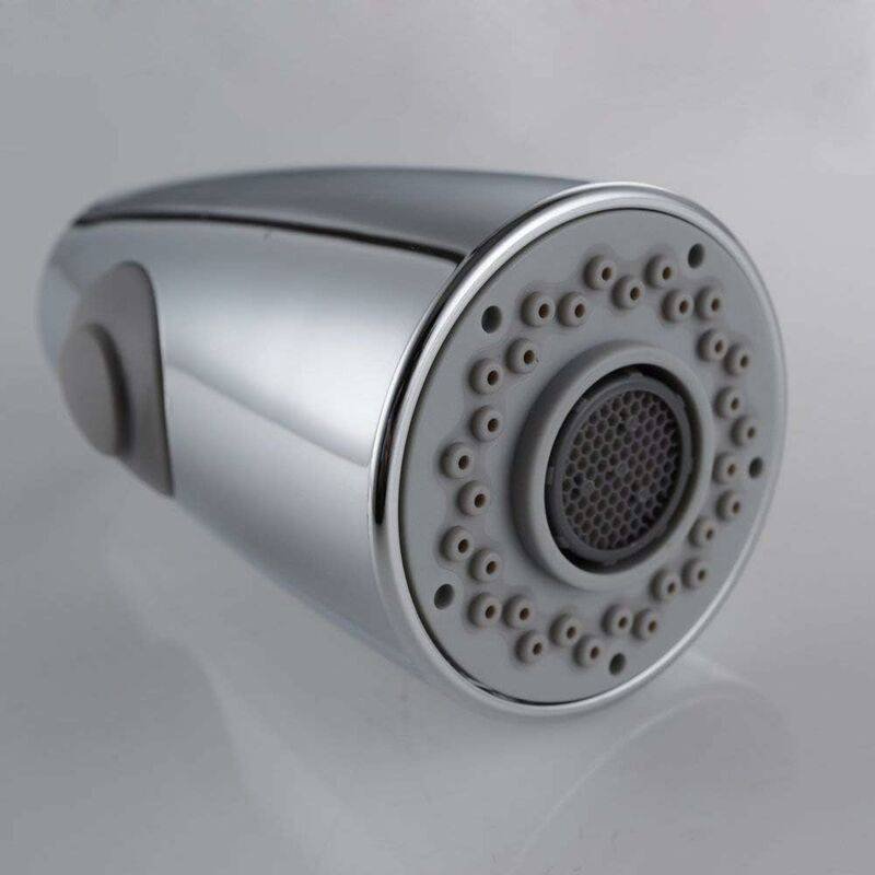 Kitchen Faucet Sprayer 2 Jets Replacement Faucet Head Sprayer For Faucet Replacement Sprayer For Kitchen Mixer, Chrome,