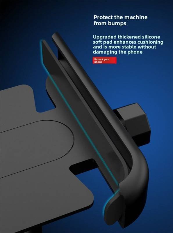 New M3 Aluminium Motorcycle Phone Holder Rearview Mirror Mount 360 Rotation Anti-Shake Metal Bracket for Scooter Motorbike 4-7 Inch Phones Black