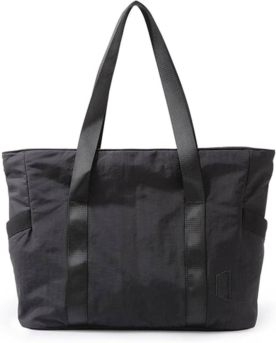 Women's Tote Bags - Women's Bags - Tote Bags - Shopping Bags - Weekend Bags - Shopping Bags - Beach Bags - for sports mats, shopping, gym, sports, travel - black