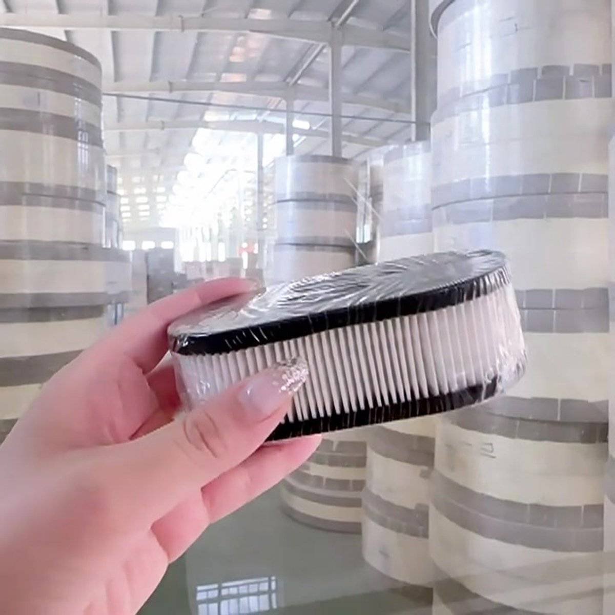 Lawn Mower Air Filter And 1x Spark Plug - Air Filter for Lawn Mowers - Air Filter Cleaner Cartridge - Air Filter Cartridge Replacement for 593260 Walk-Behind Mower, Compatible with Briggs & Stratton Engines 798452 - 593260/798452