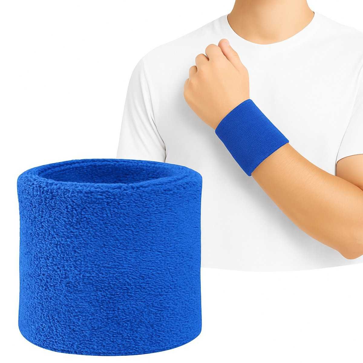 Wristband | Sweatband | Sweatbands | Wrist | Sports band | 1 piece | Blue