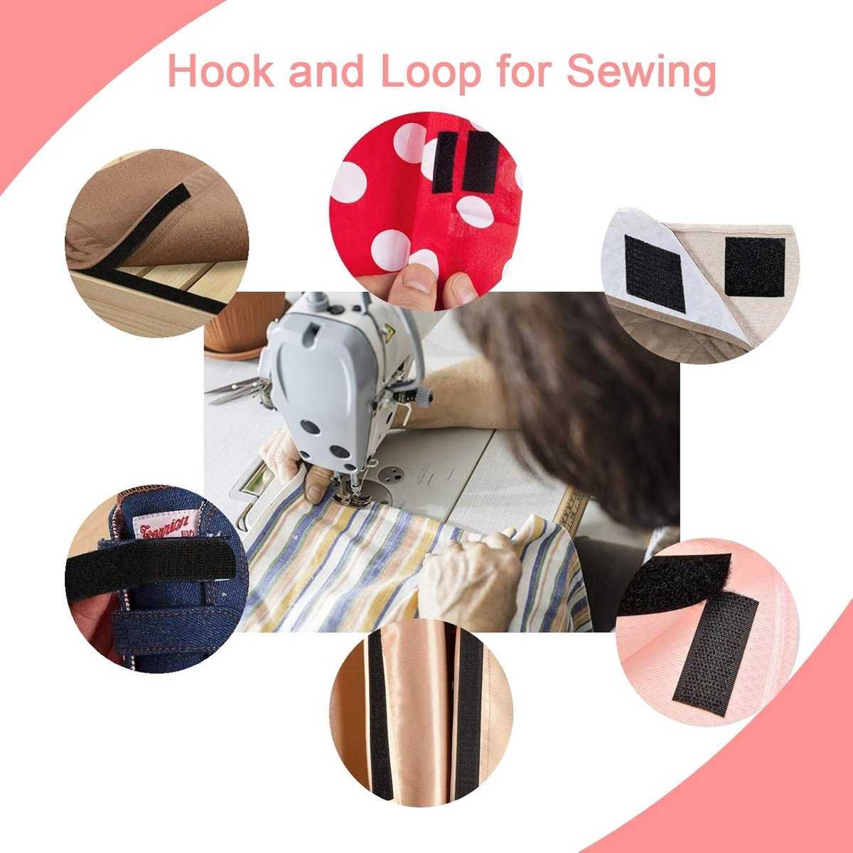 Edge banding 10cm x 2m – Black nylon, non-adhesive, for sewing