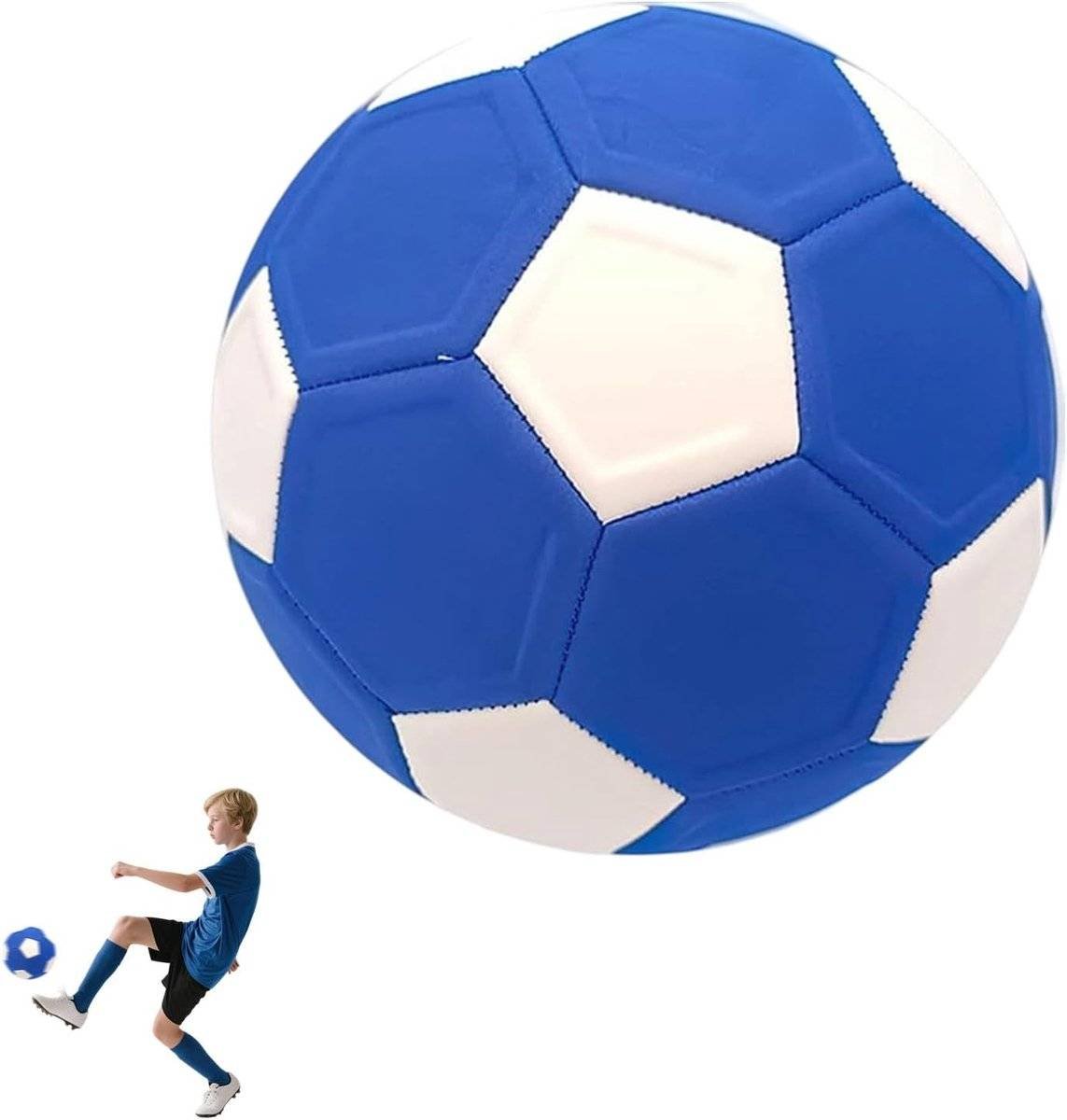 Curve Ball - football - 20 cm - curveball - curve ball soccer - curvebal - kickerball - perfect gift for children - size 4 - Blue