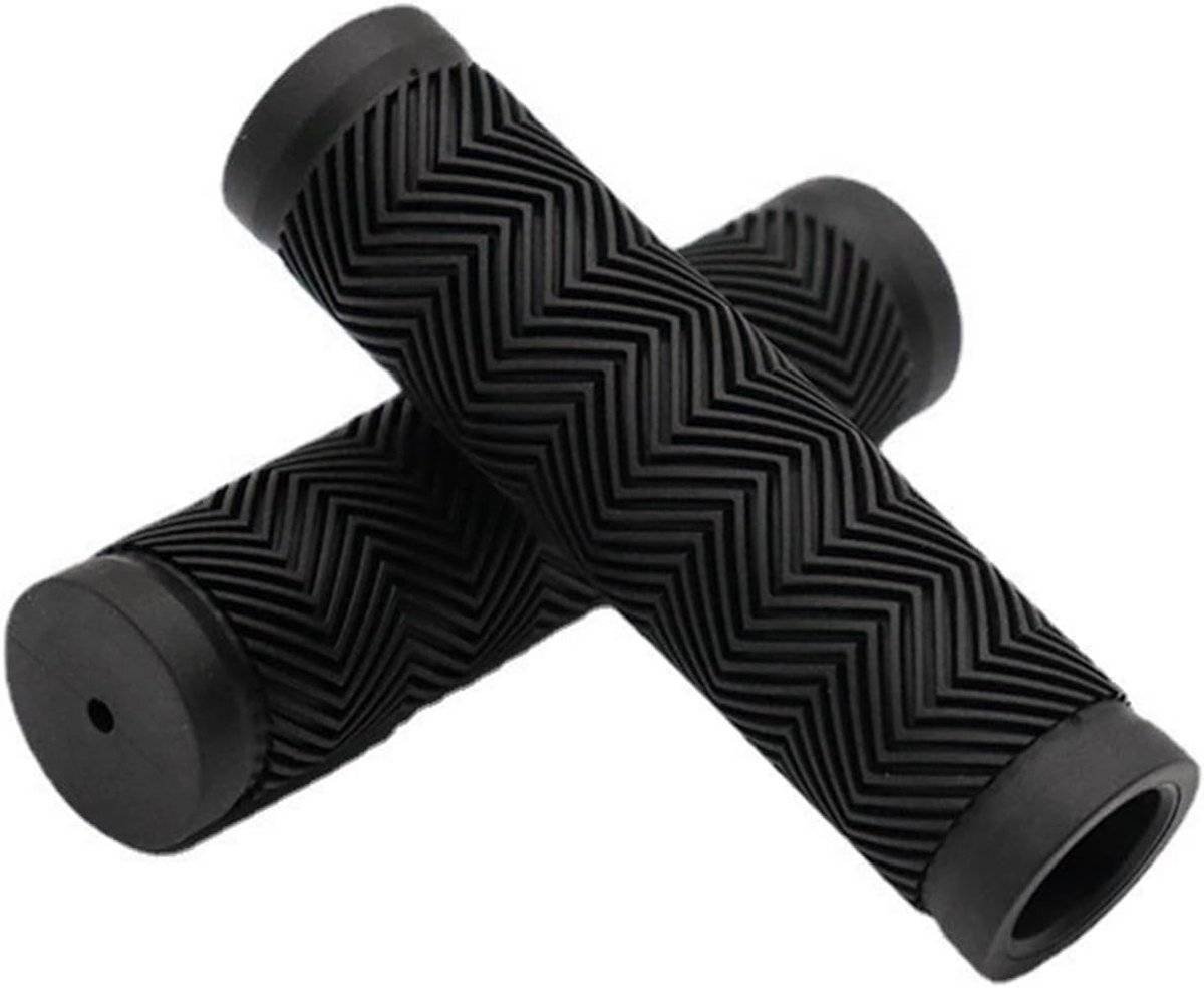 Bicycle handlebar grips - 90 mm long - suitable for bicycles, mountain bikes, beach cruisers, scooters, and folding bikes - soft, comfortable, and non-slip.