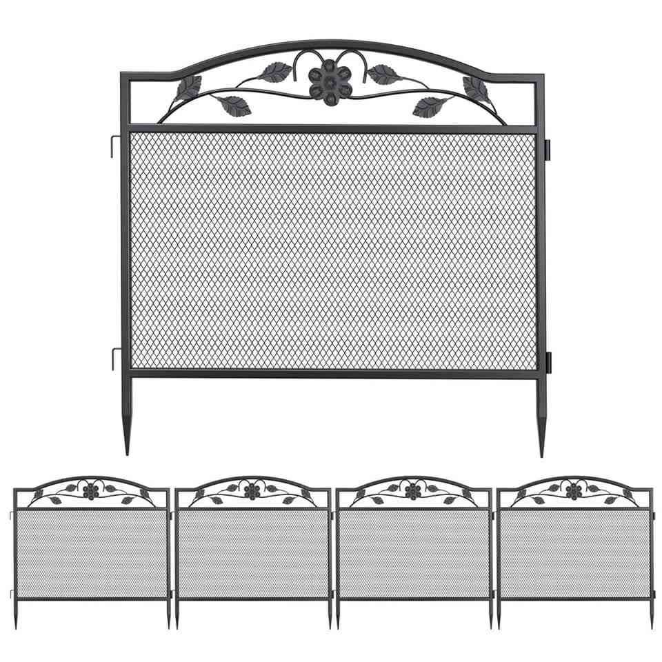 Heavy Duty Foldable Metal Indoor Outdoor Exercise Pet Fence Dog Playpen Kennel