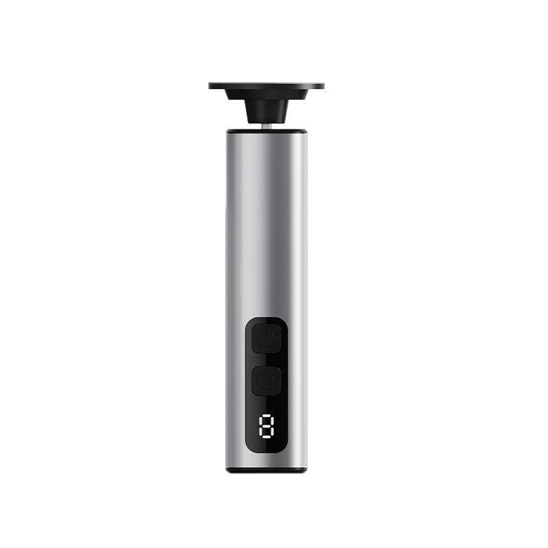 Grey Professional 2-in-1 Electric Foot Callus Remover and Manicure Kit - 9 Speeds Rechargeable Electronic Foot File with LCD Display - Professional Pedicure Tool for Dead Skin and Nail Care