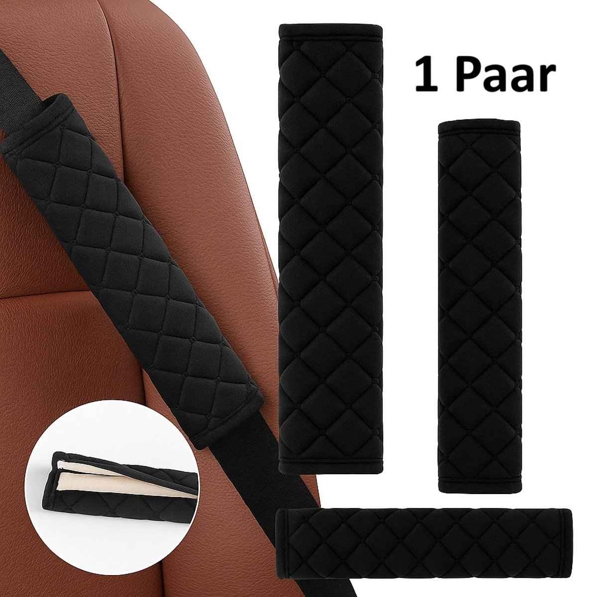 Car Seatbelt Cover Set of 2 | Seatbelt Protector | Seatbelt Cushion | Car Safety | Safety Belt Cushion Pads | 2 Pieces