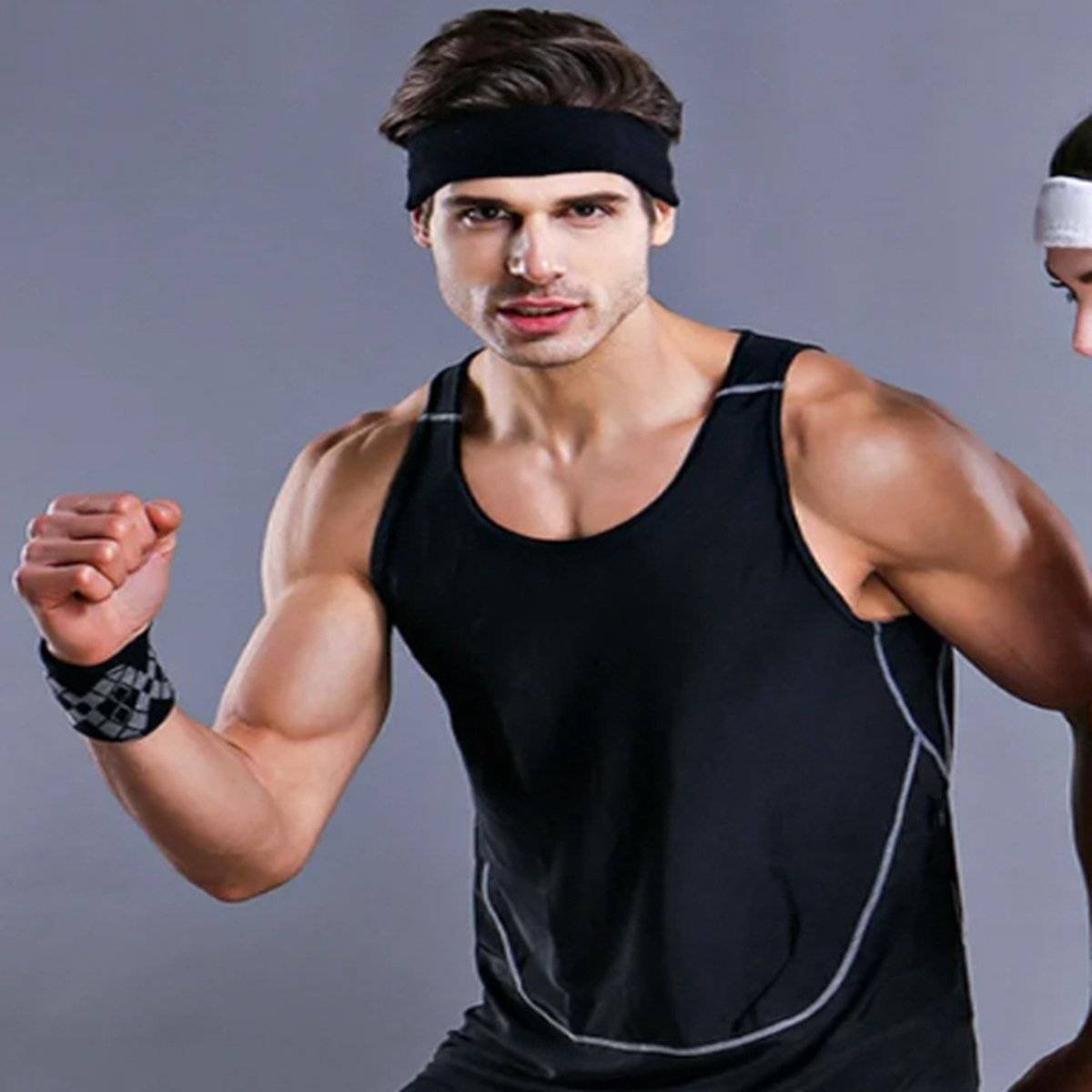 Headband | Headband | Sweatband | Sweatbands | Head | Sports band | Black