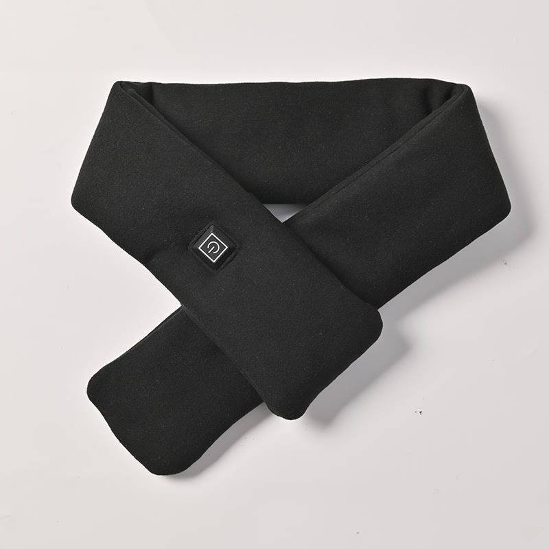 USB Rechargeable Graphene Heated Neck Warmer Black-Gift Box Edition