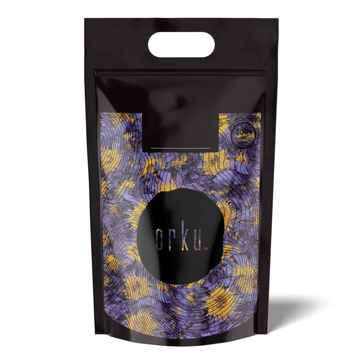 Orku 500g Dried Blue Lotus Flowers - Whole Open Lily Nymphaea Caerulea