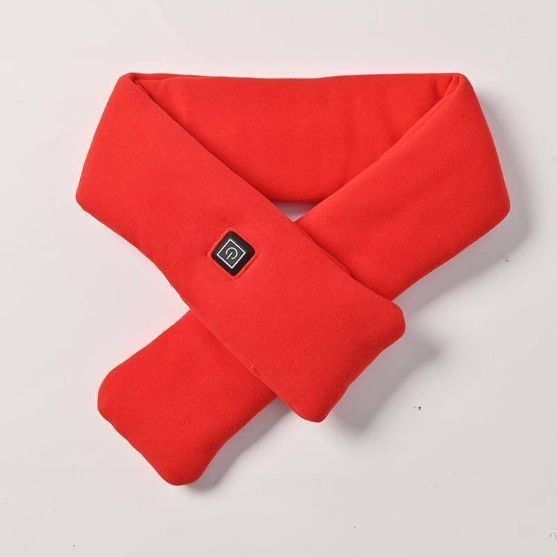 USB Rechargeable Graphene Heated Neck Warmer Red-Gift Box Edition