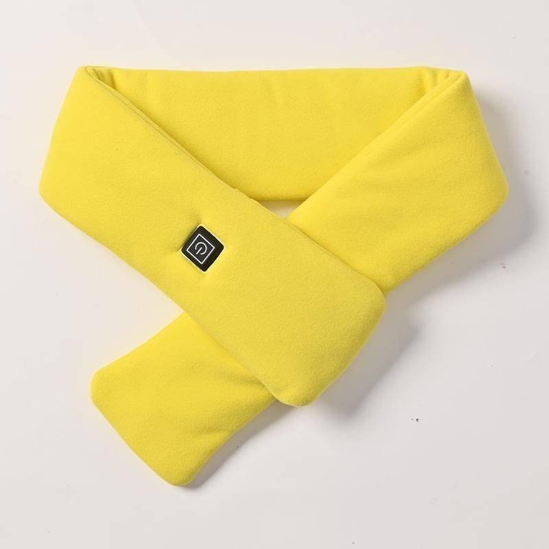 USB Rechargeable Graphene Heated Neck Warmer Yellow-Gift Box Edition