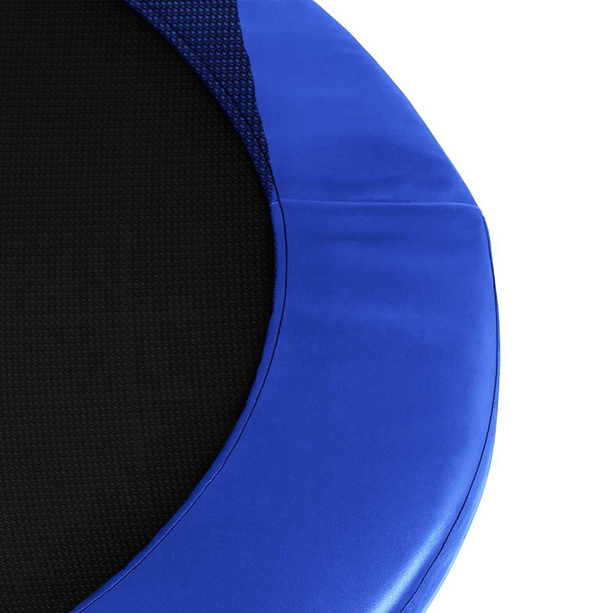 Kahuna 12ft Trampoline Pad and Net - Blue