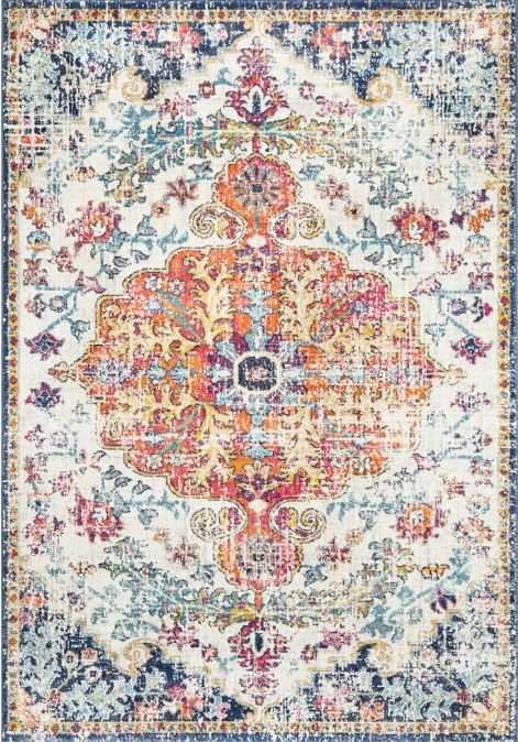 Evoke 254 White by Rug Culture -330X240CM - RECTANGLE
