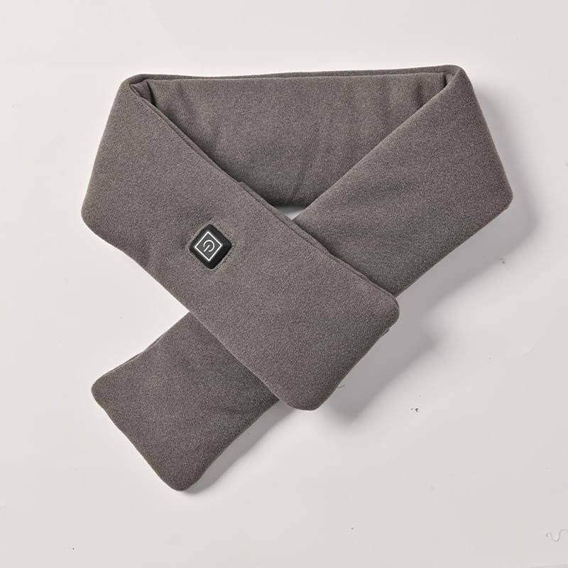 USB Rechargeable Graphene Heated Neck Warmer Gray-Gift Box Edition