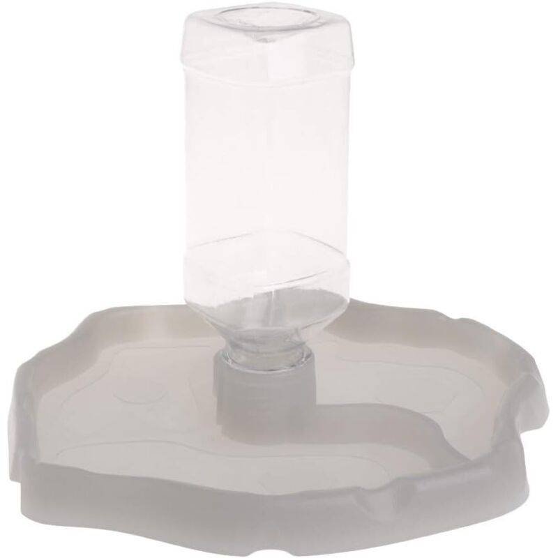 Reptile Bowl, Automatic Water Dispenser for Reptile Turtle Feeding Food Bowl Pet Bowl, LS