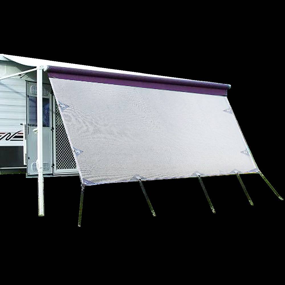 3.7m Caravan Privacy Screen Side Sunscreen Sun Shade for 13' Roll Out Awning