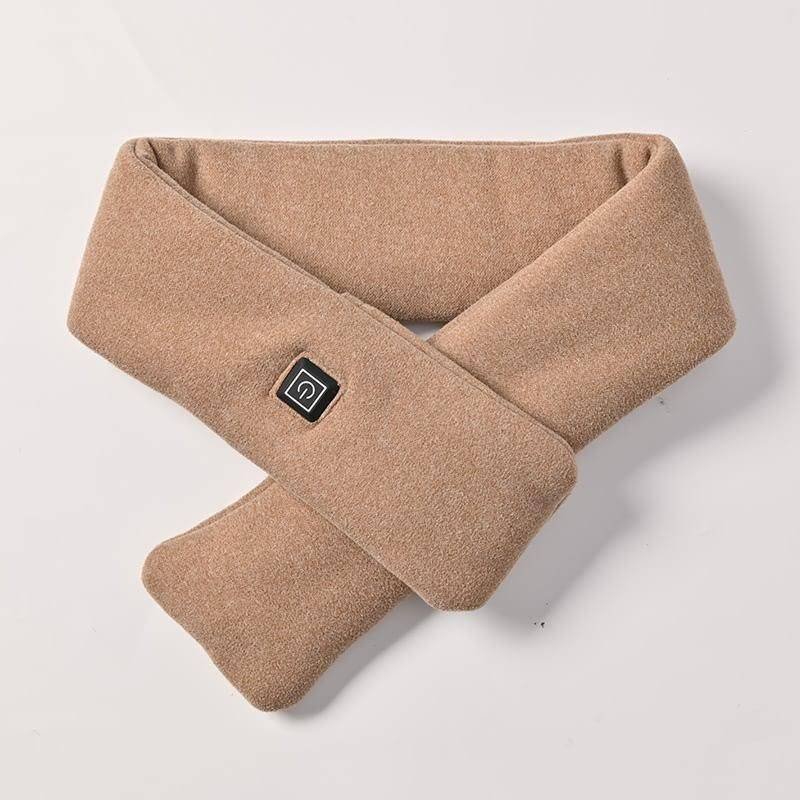 USB Rechargeable Graphene Heated Neck Warmer Khaki-Gift Box Edition