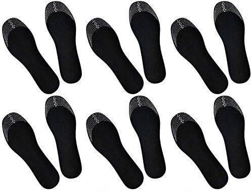 pairs of moisture-absorbing and odor-neutralizing shoe insoles with activated carbon for natural elimination of bad odors