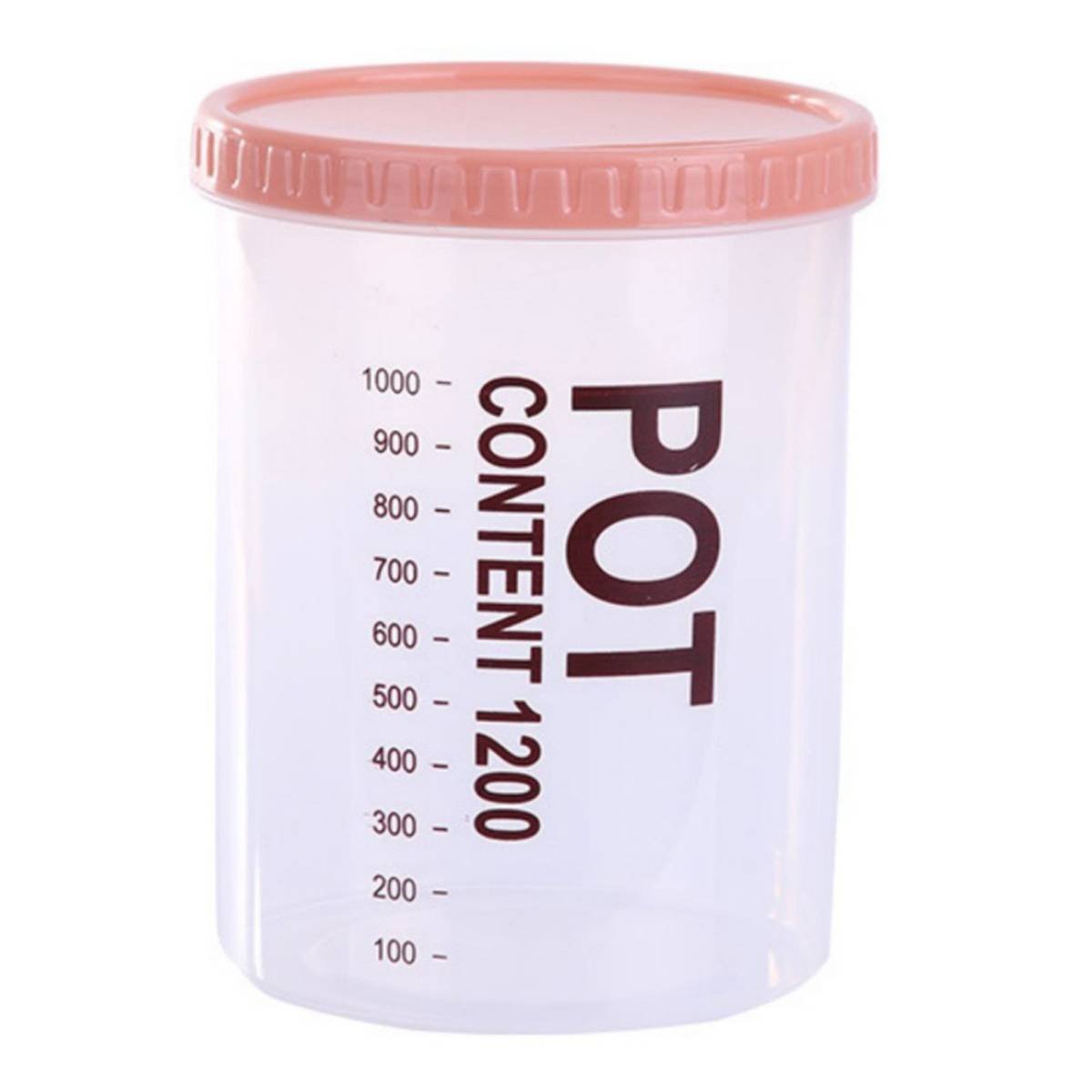 Storage Jars Plastic Material Stackable Transparent Body Large Capacity Rotatable Sealing Cover Airtight Jars with Lids Large Color Random