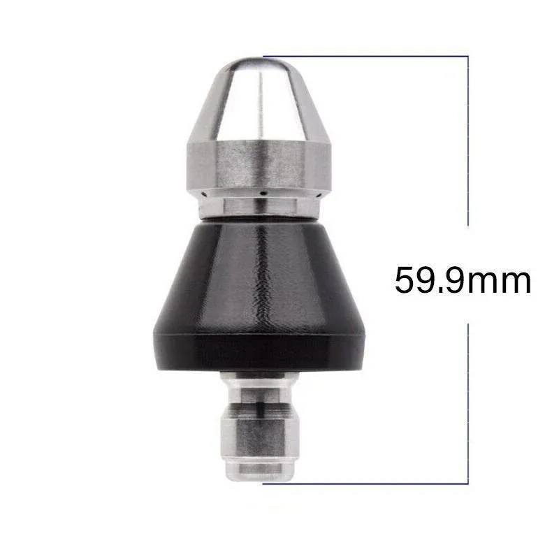 High Pressure Drain 1 Front 6 Nozzle Sewer Pipe Cleaner Rear Jet Pressure Washer