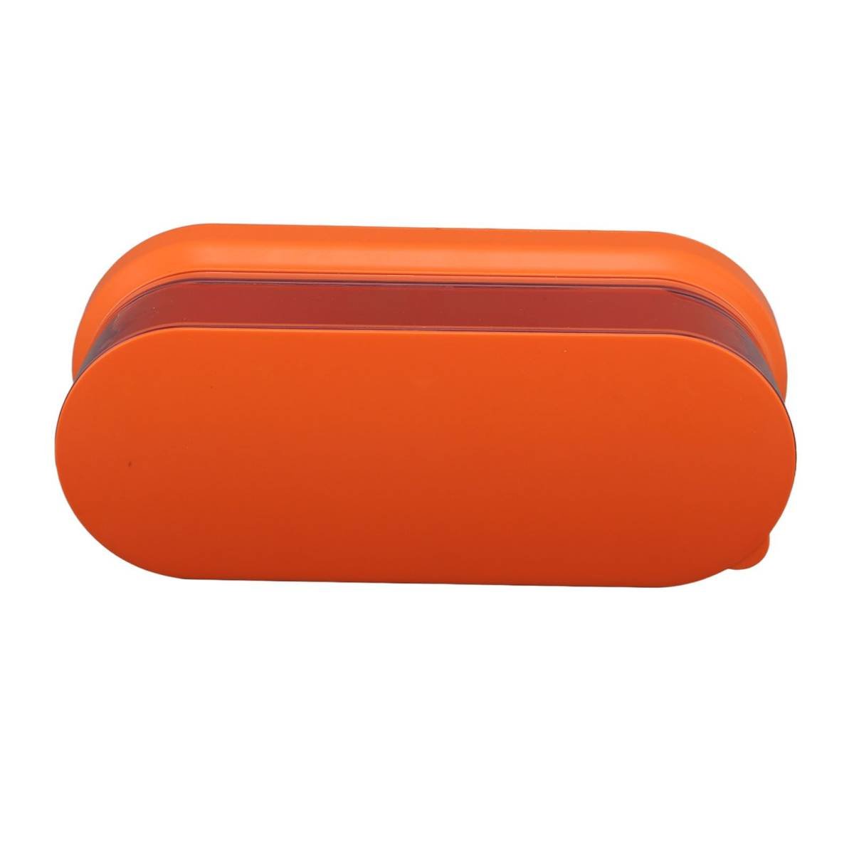 Mini Cleaning Machine Low Noise Portable Ultrasound Cleaner for Jewelry Glasses Makeup Brush Orange