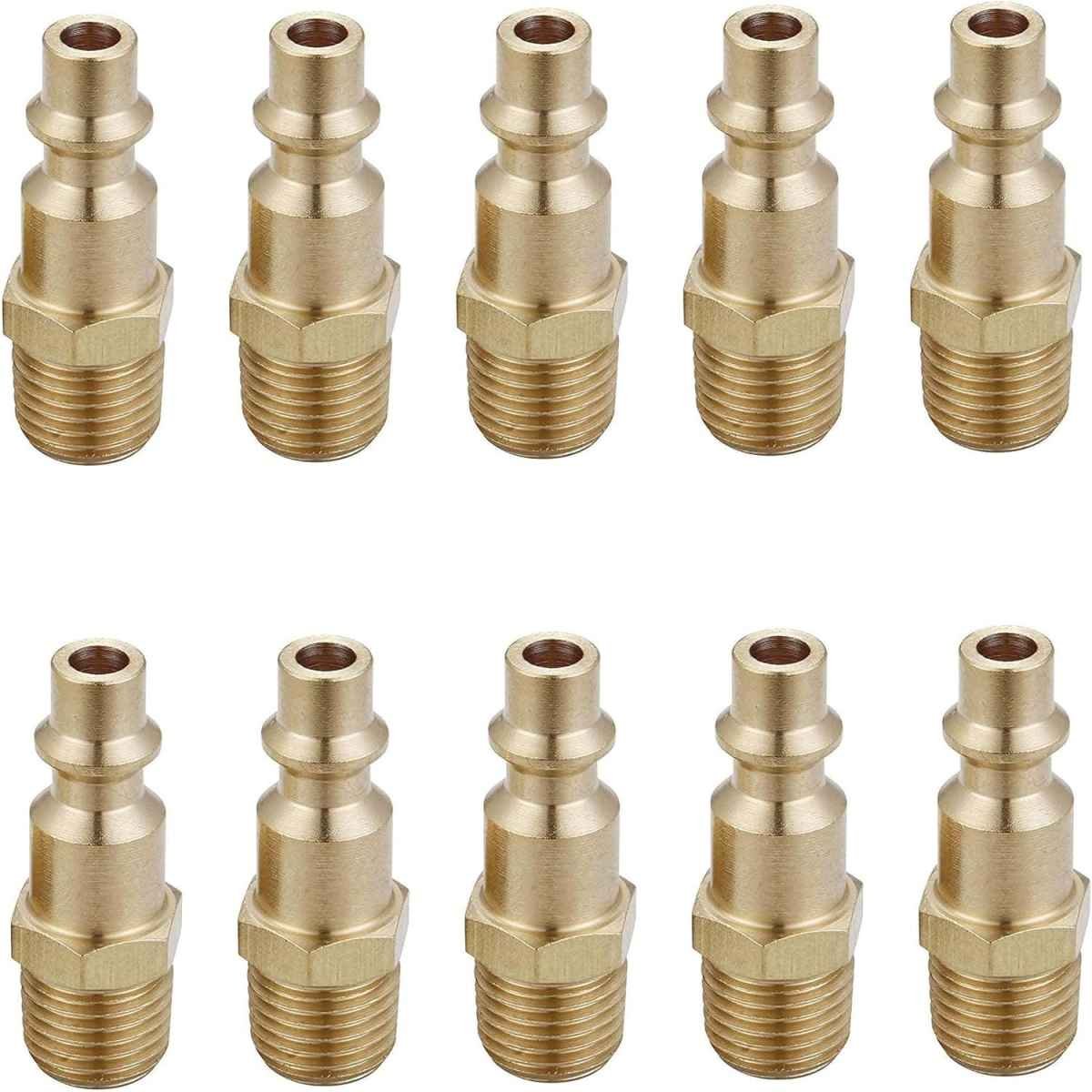 10 Pack 1/4 Inch Adapters/Connectors - General Purpose, Durable & Rustproof