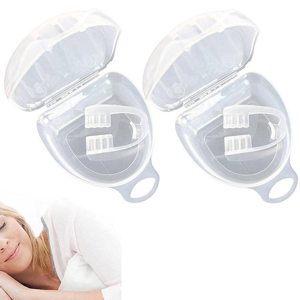 2pcs Anti Snore Mouth Guard Sleep Mouthguard Teeth Grinding Guard Dental Clenching Protector