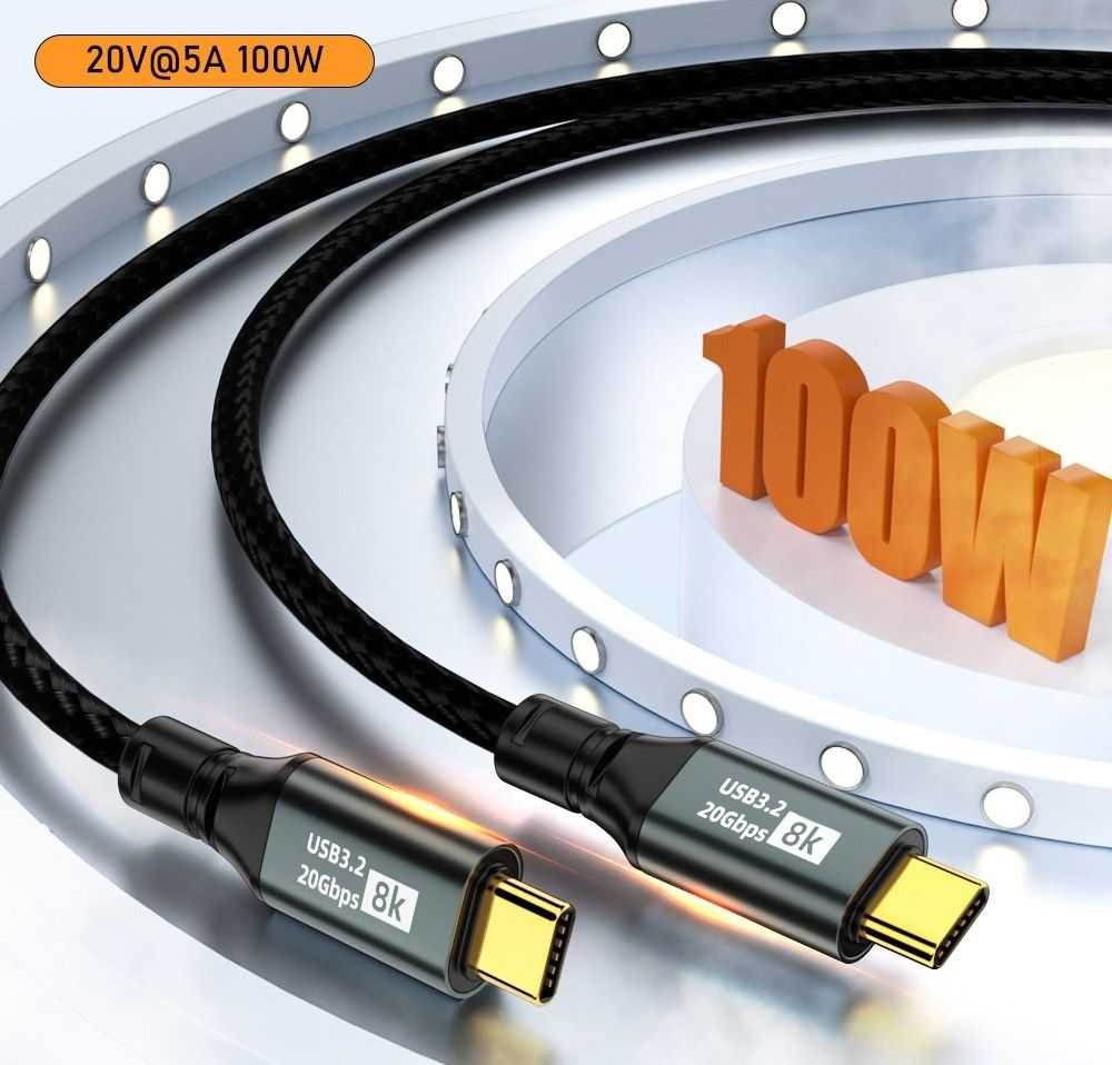 OXHORN CB-CC-3205 USB C 3.2 Gen 2x2 Cable 0.5m