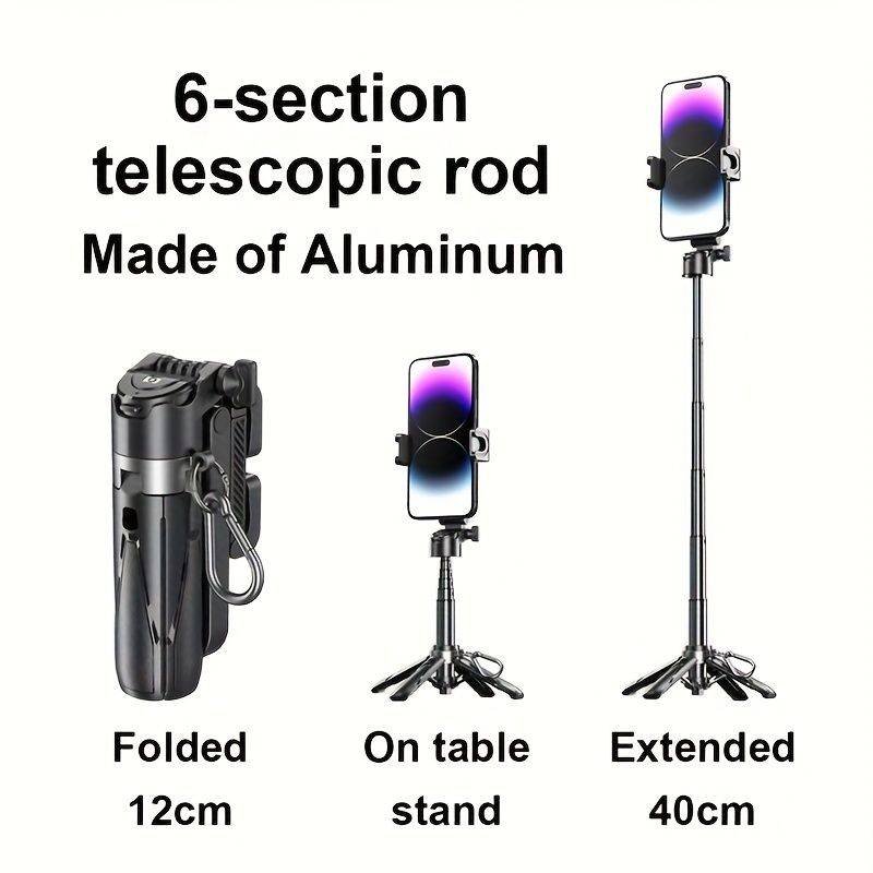 Black Blue mini selfie stick, Bluetooth selfie stick, extendable selfie stick, portable selfie stick, high-quality selfie stick, selfie stick Australia, wireless selfie stick, compact selfie stick, travel selfie stick, hands-free selfie stick