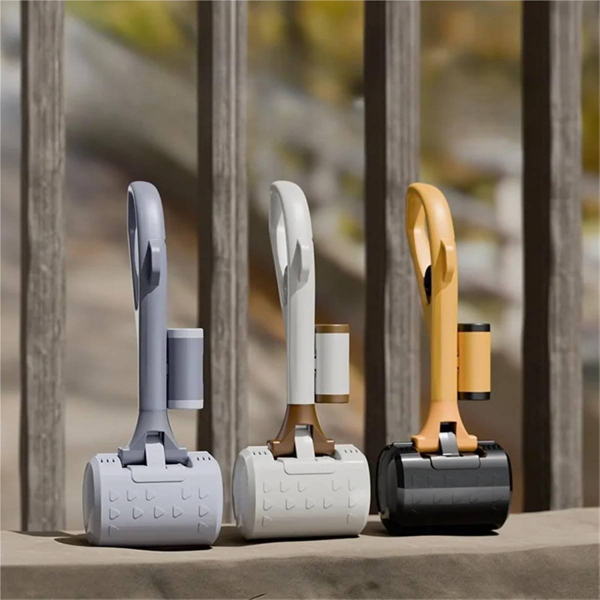 Dog Poop Scoop Long Steel 60cm One-Handed Operation Garden Park Use