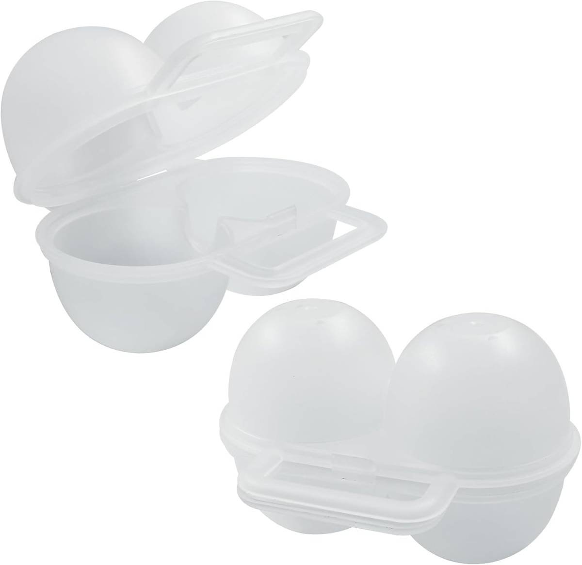 2 Pack 2-Egg Portable Camping Egg Holder for Fridge