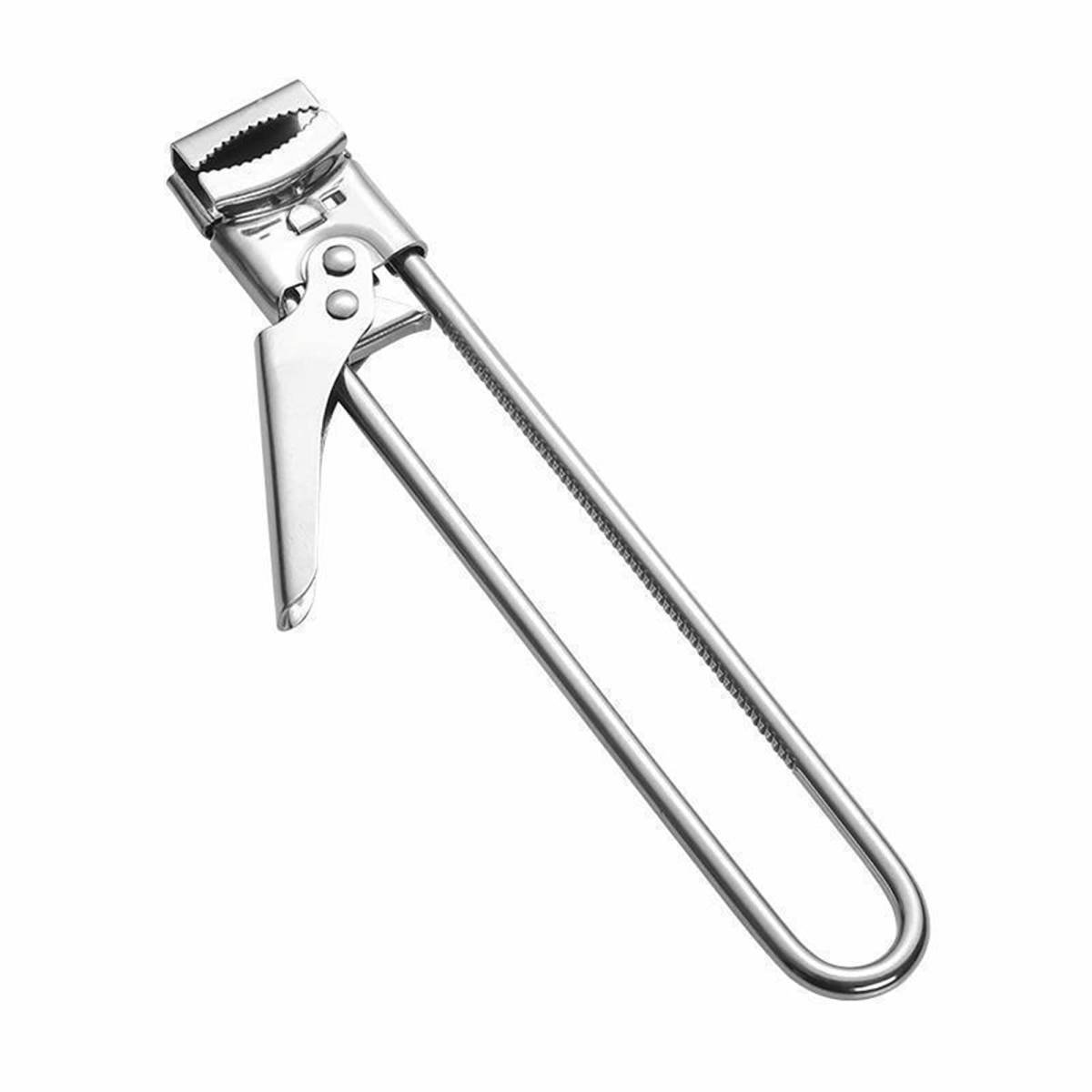 1 Counts Jar Opener for Weak Hands, Multifunctional Adjustable Can Opener, Stainless Steel Jar Lid Opener Bottle Opener Tool for Seniors with Arthritis, Manual Jar Gripper for Kitchen