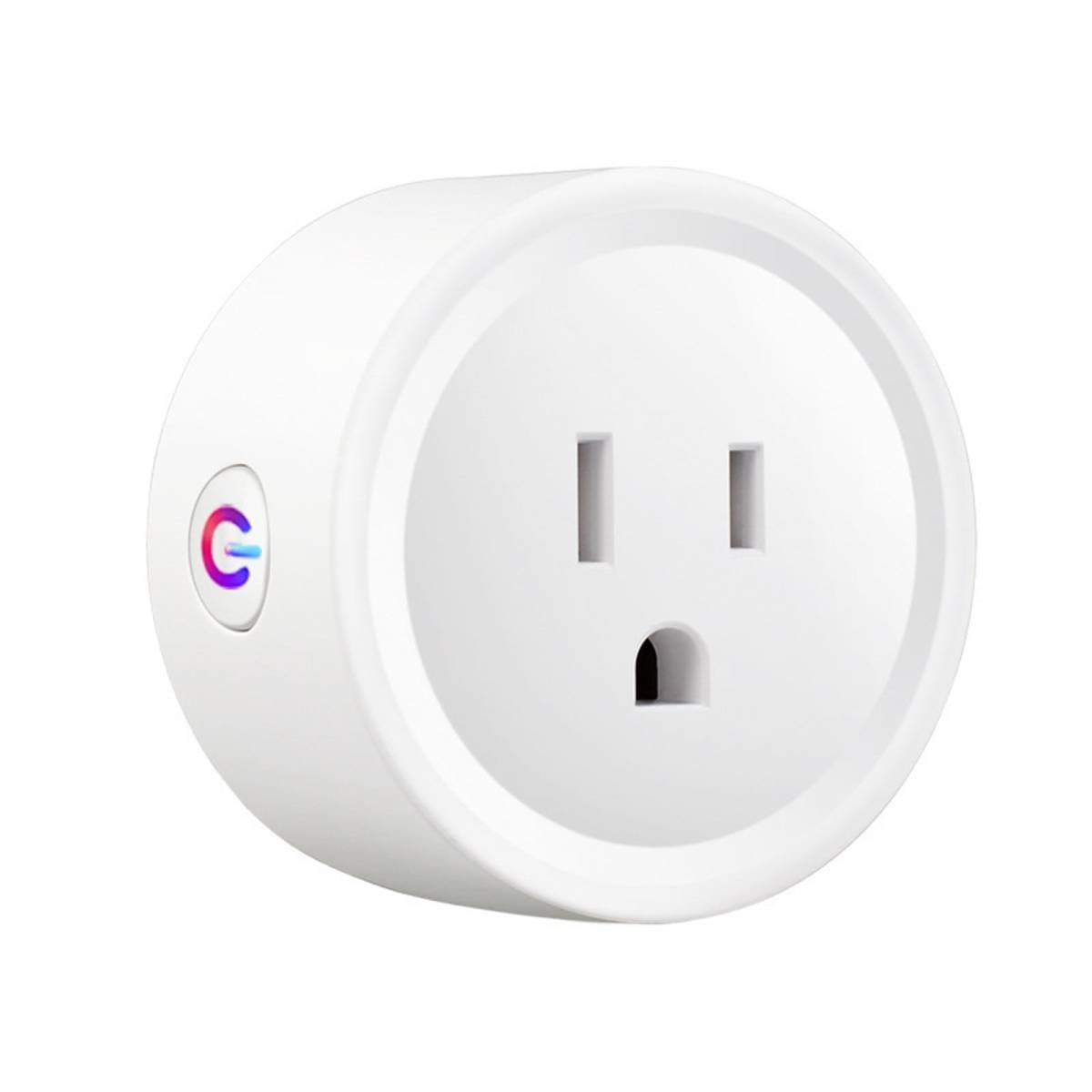 Smart Plug, WiFi Smart Plugs, Smart Outlet Timer with APP Remote Control, 2.4GHz Wi-Fi Only,Voice Control, No Hub Required, Timer and Schedule Function White