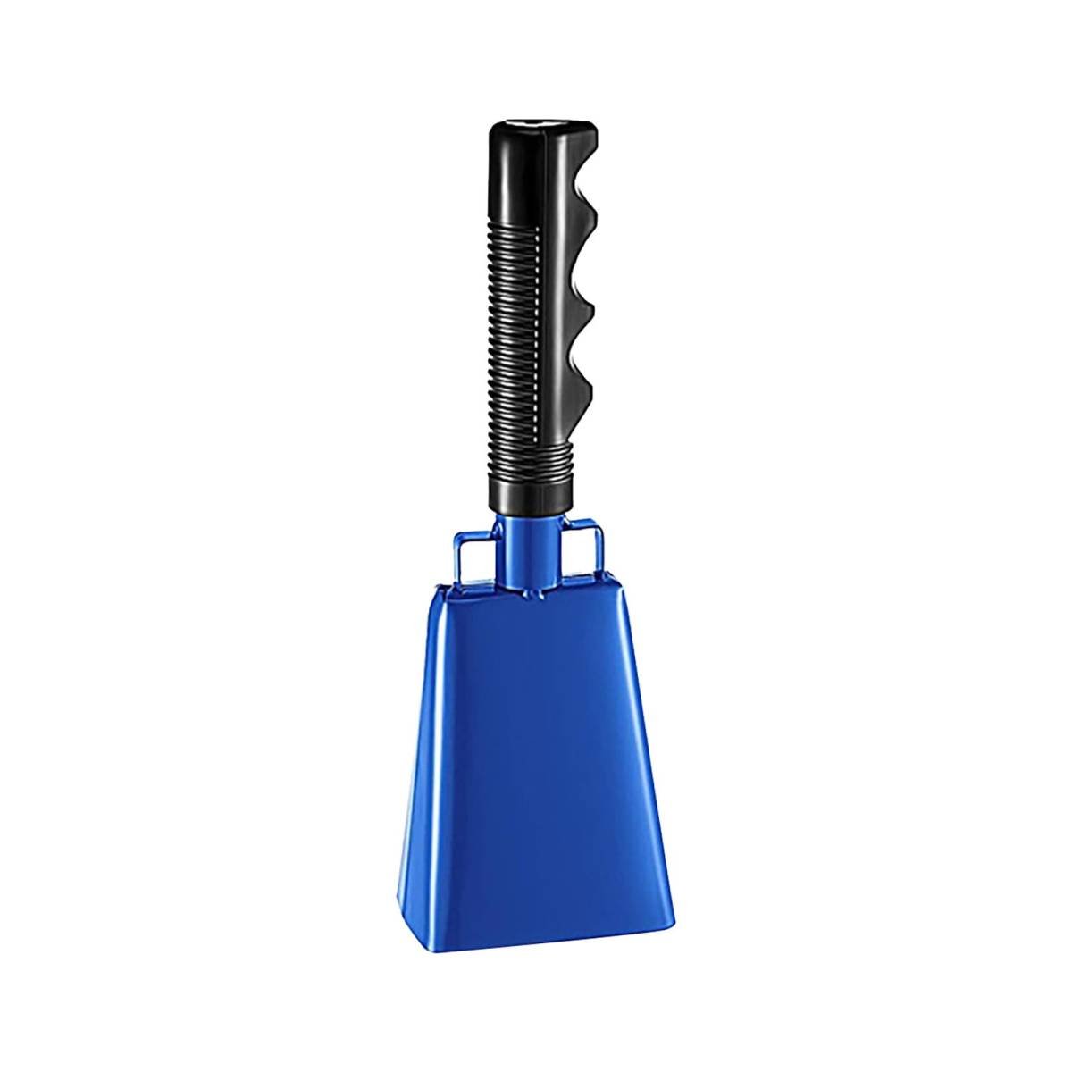 2025 120dB Loud Brass Cowbell with Non-Slip Handle and Adjustable Strap,Perfect for Sporting Events like Baseball and Football Games,Also Ideal for Graduations,Parades,and Cheerleading Activities Blue