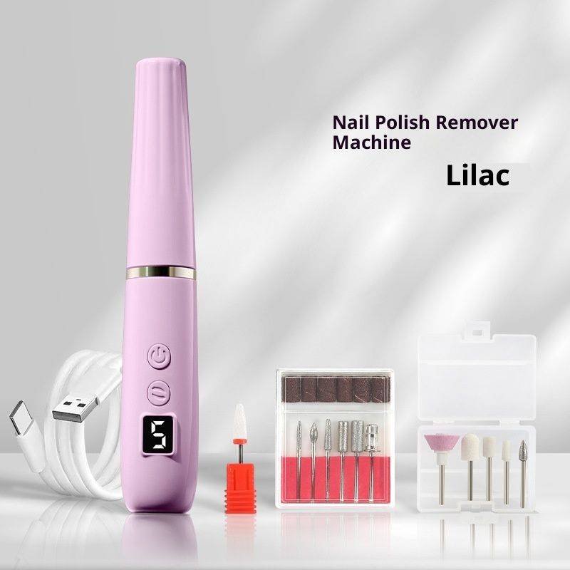Electric Nail Filer, Professional Nail Drill Kit, Portable File for Acrylic Nails,Cordless Nail File Electric Manicure Pedicure Tools with Drill Bits for Home Salon