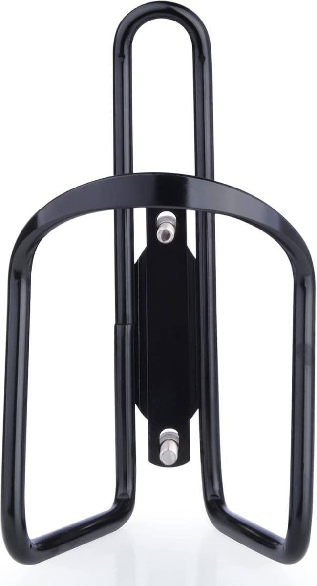 Aluminium Bicycle Water Bottle Cage Universal 70-76mm Mount Lightweight Black with Screws
